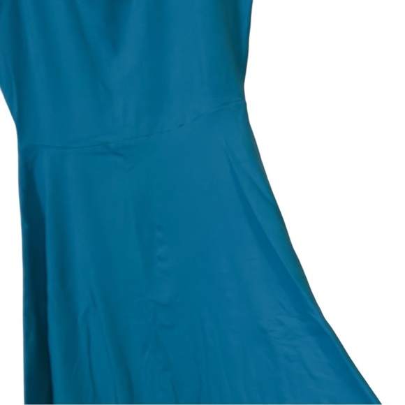 🌹EXPRESS TEAL SKATER MINI DRESS - Picture 5 of 8